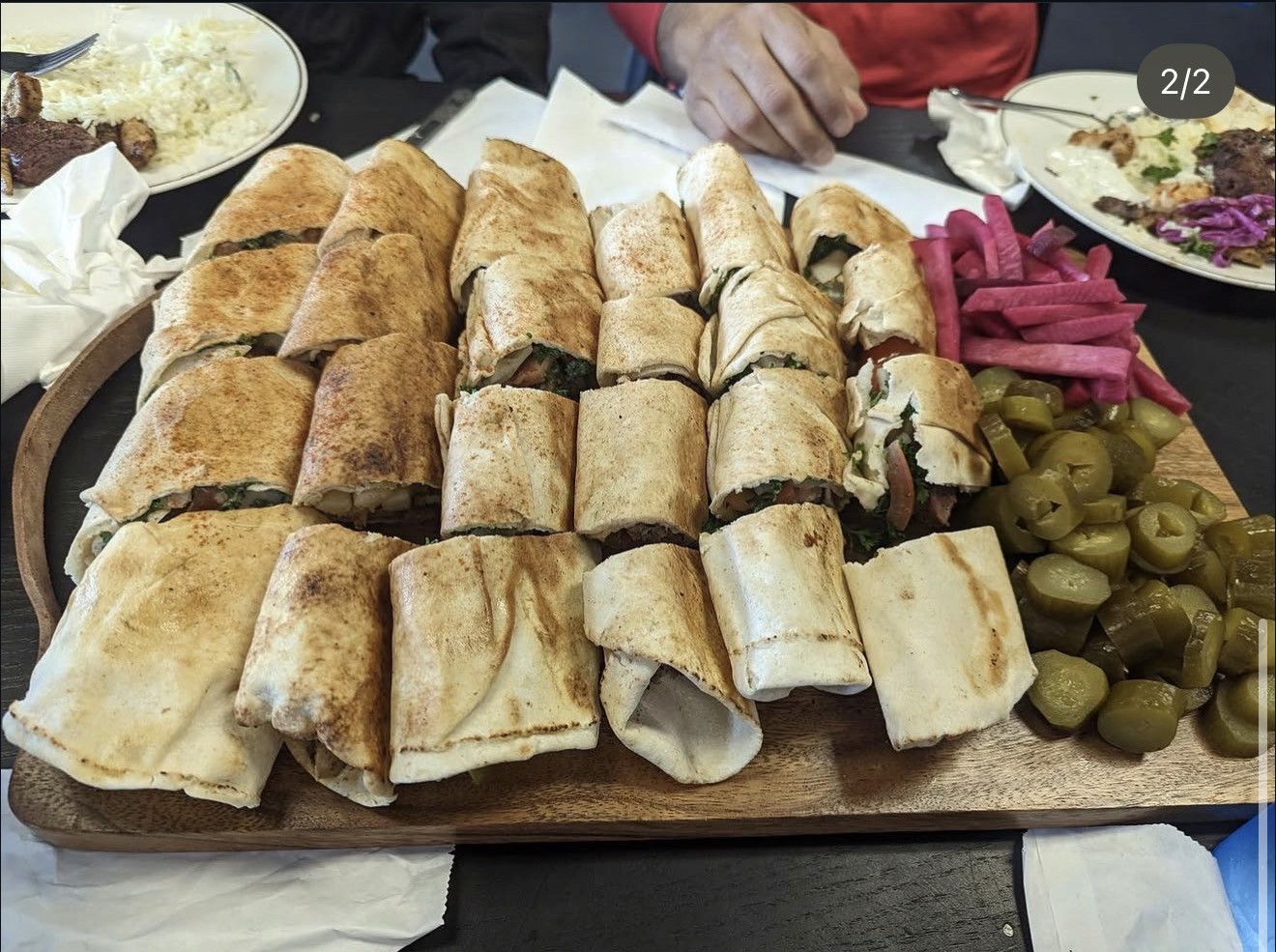 Fresh Kurdish and Middle Eastern wraps
