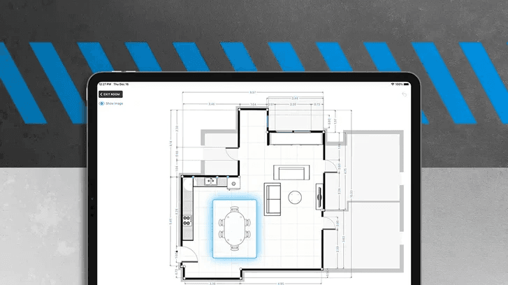 magic plan digital floor plan with precise measurements and room layout details
