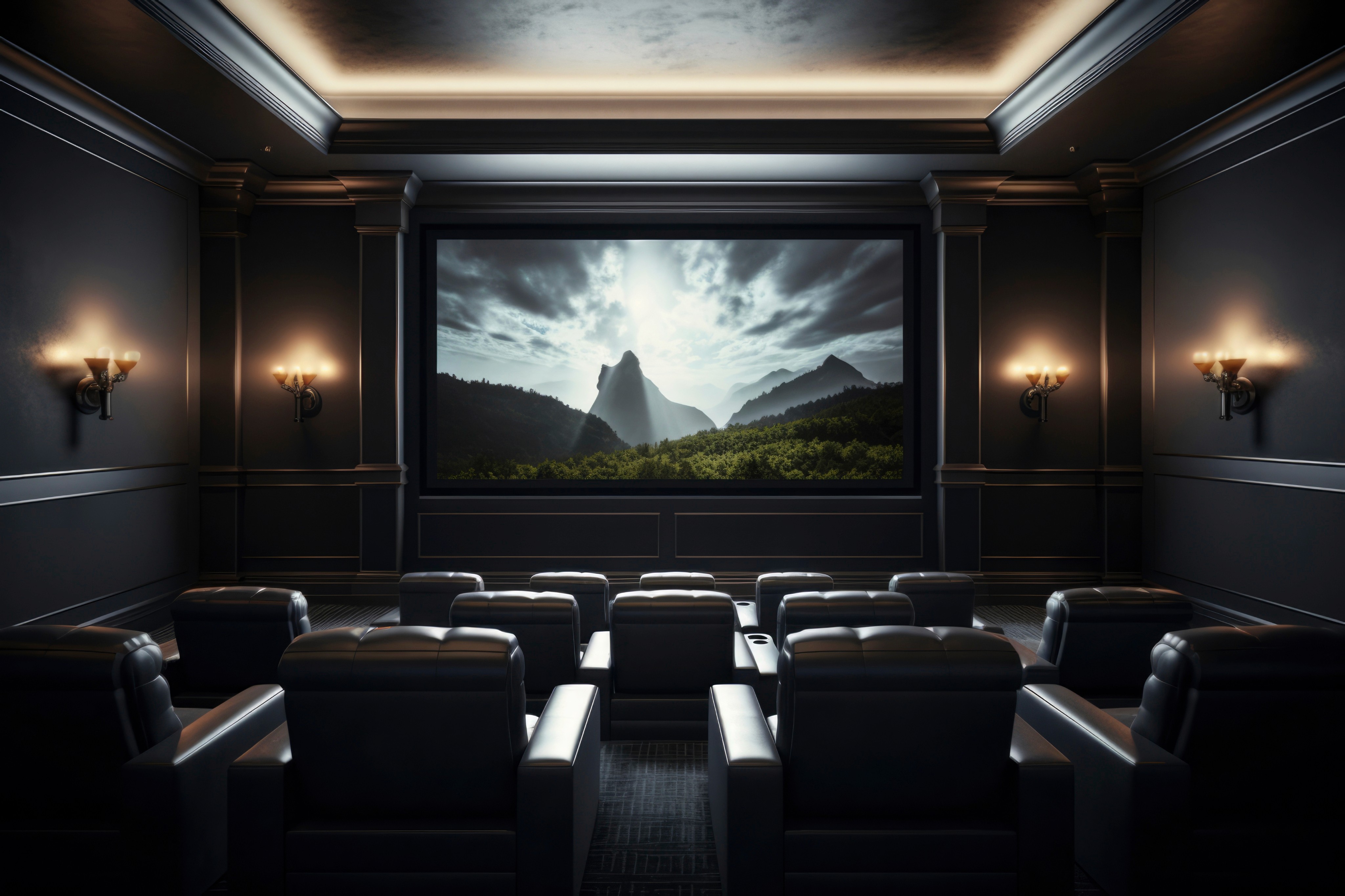 Old street lamp on a building facade