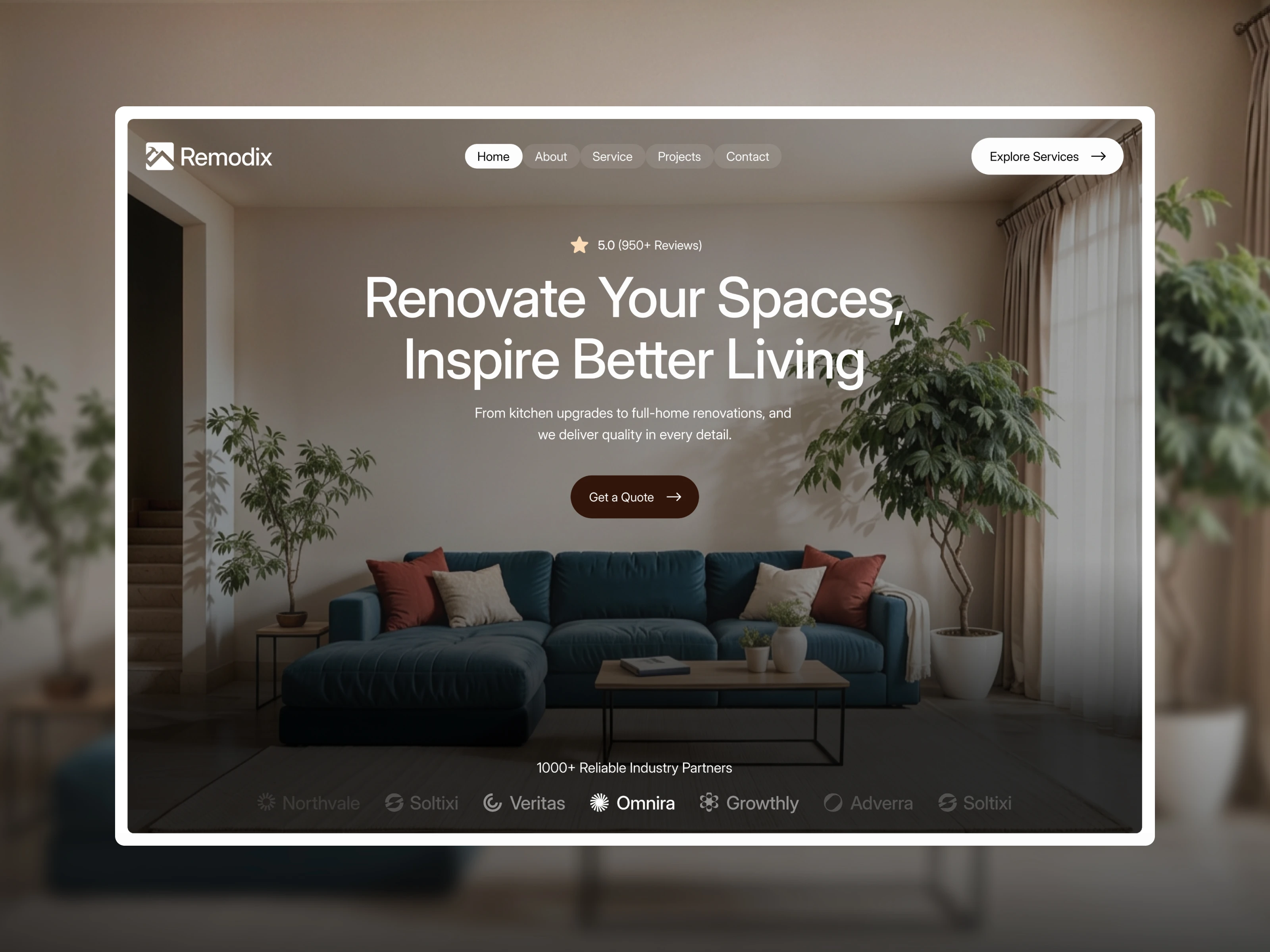 Home Renovation & Remodeling Template
