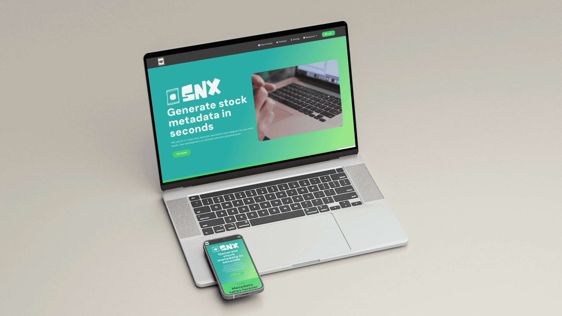 SNX - Website Design