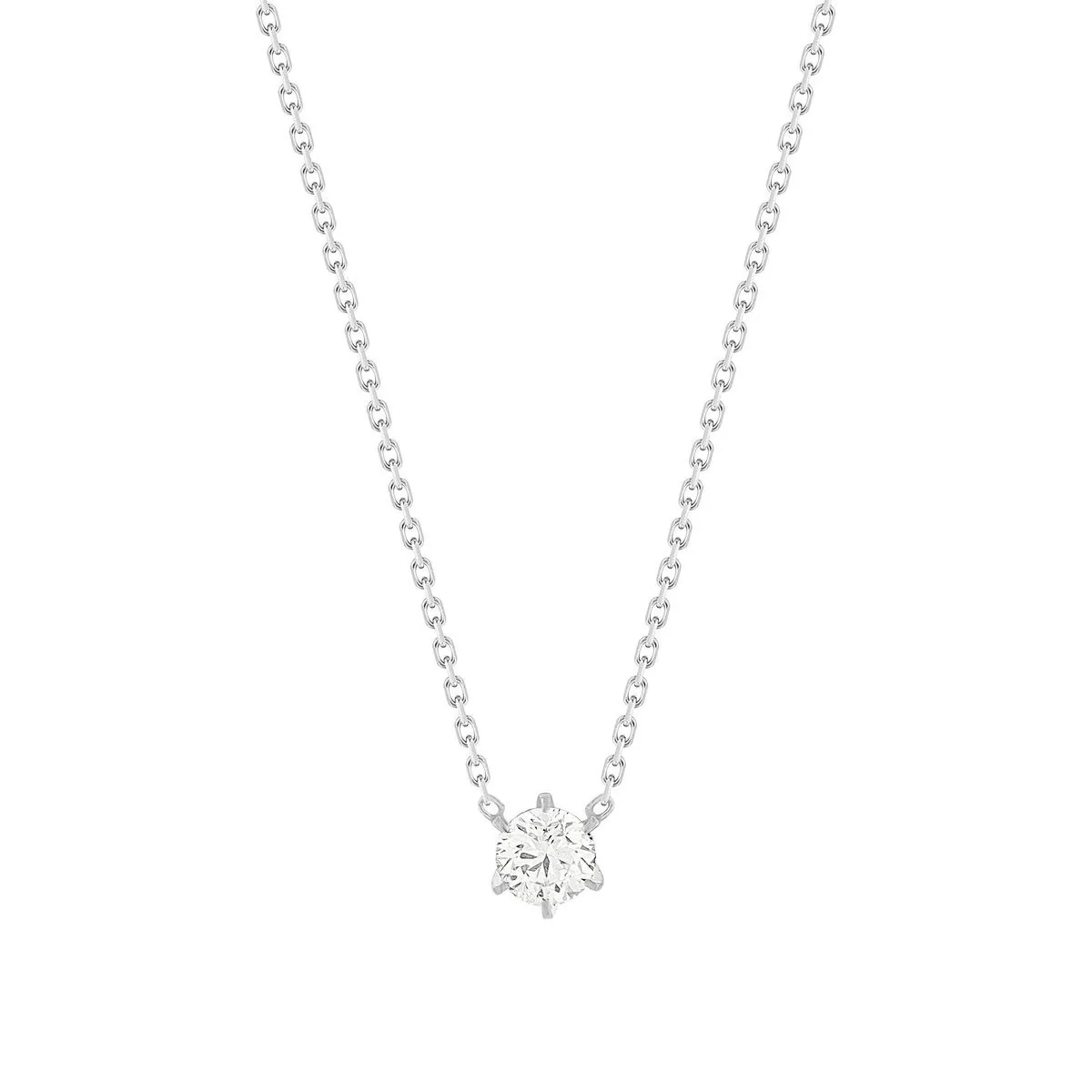 Collier en or blanc 750