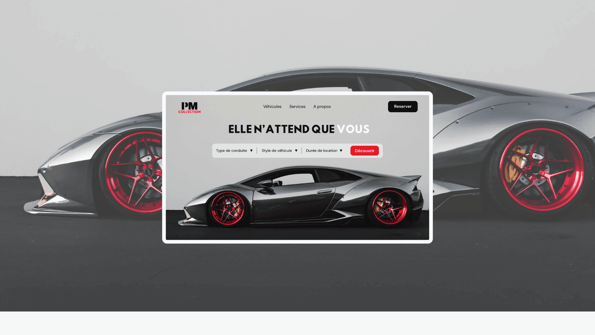 modern home with clean concrete lines