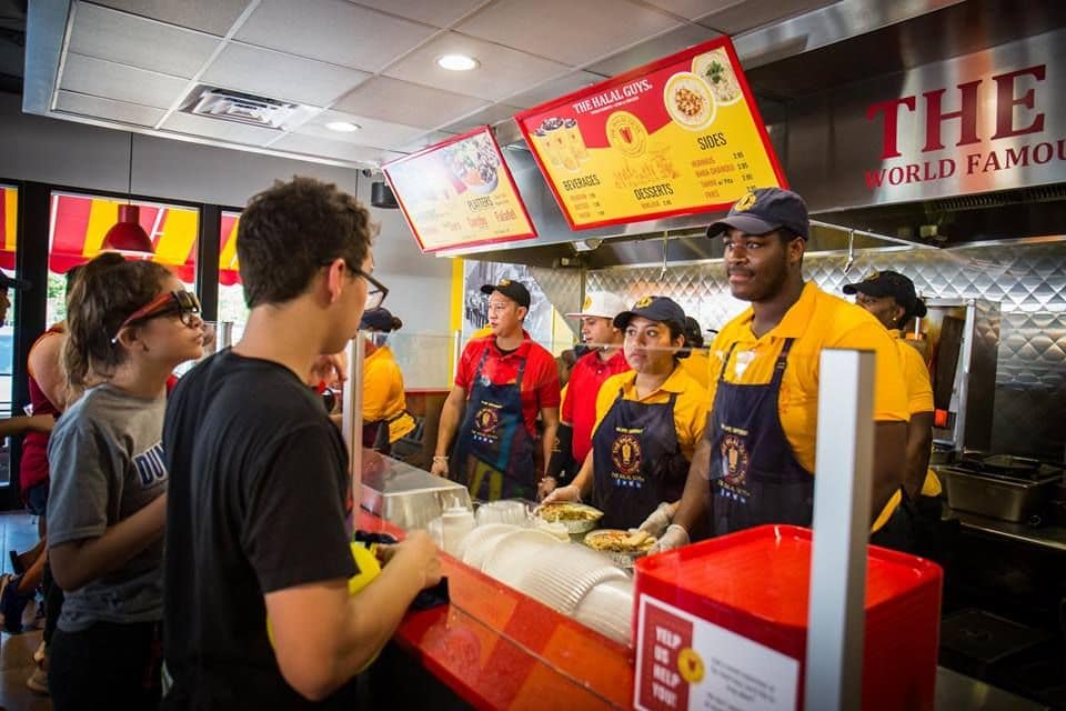 halal guys interior