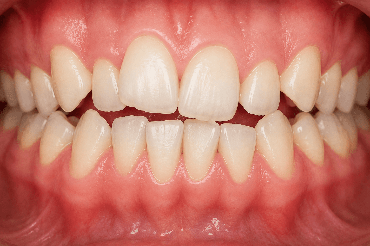 Braces for crowded or crooked teeth