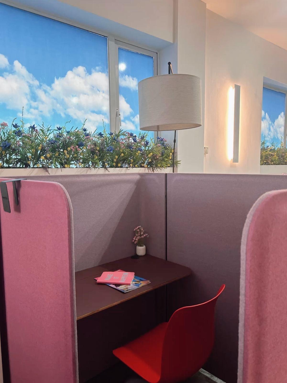 Showroom seating area