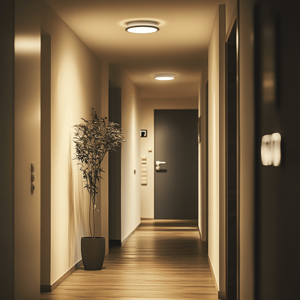 Smarte LED Beleuchtung mit Bewegungserkennung für niedrigen Stromverbrauch