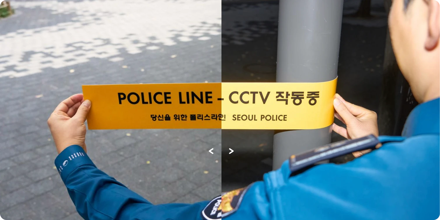 폴리스라인 리플렉터 밴드