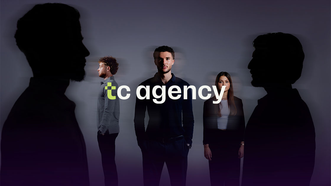 Projet TC AGENCY - identité visuelle créée par le Studio Odeia