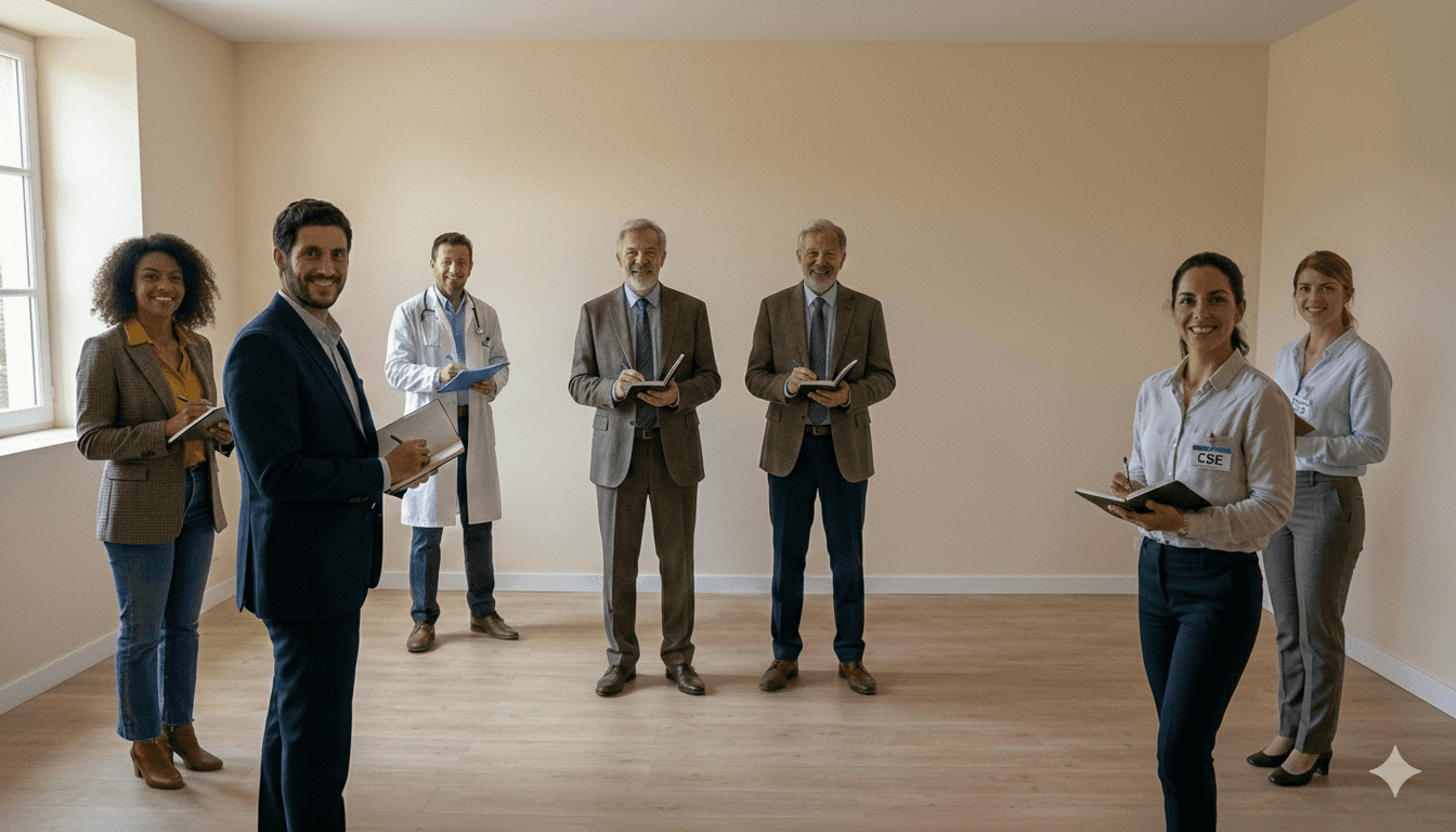 personnes de différents métiers