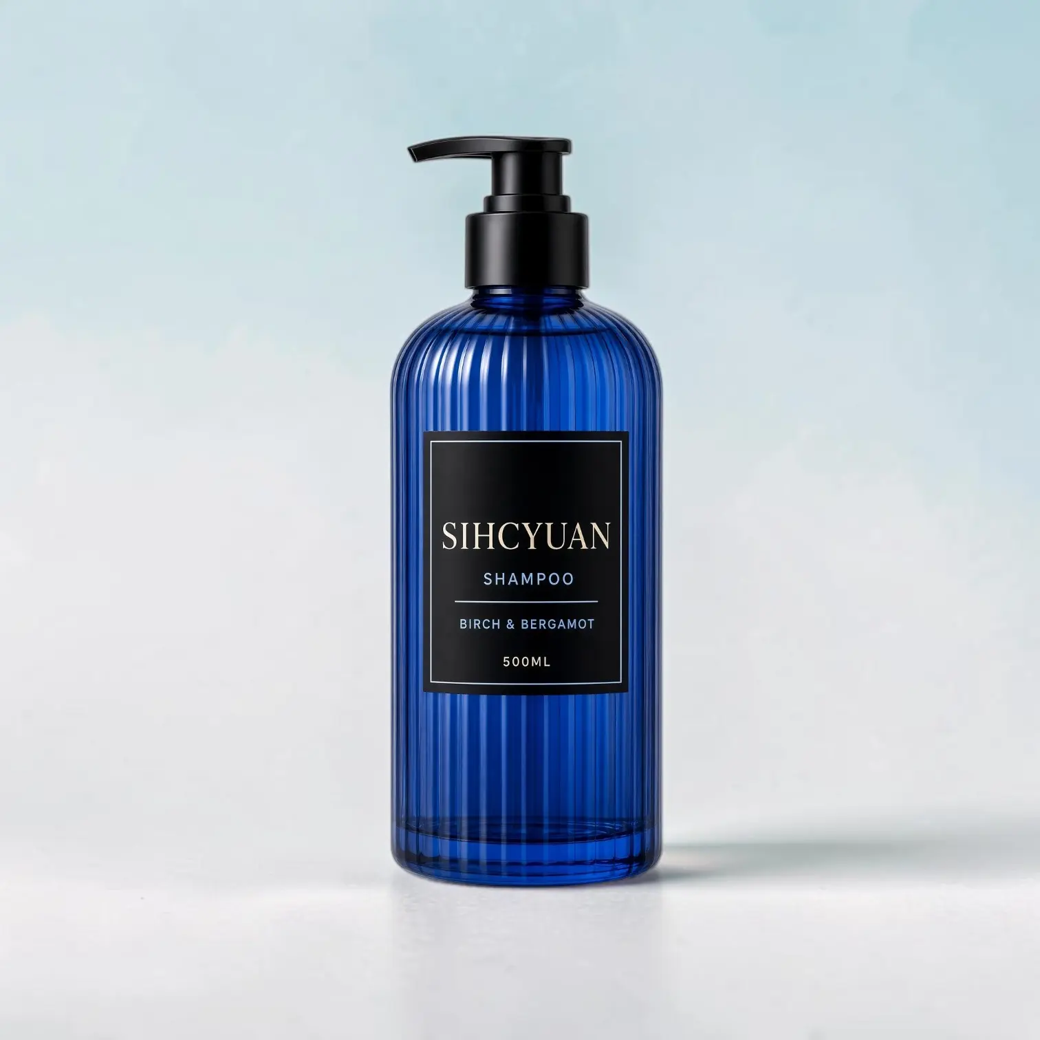 Private label hotel amenities set with shampoo and body wash