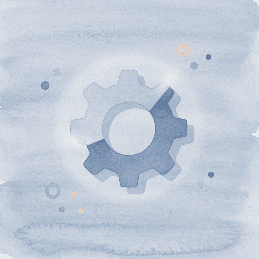 Gear icon representing an engineering approach to design - How to Design a Hoodie