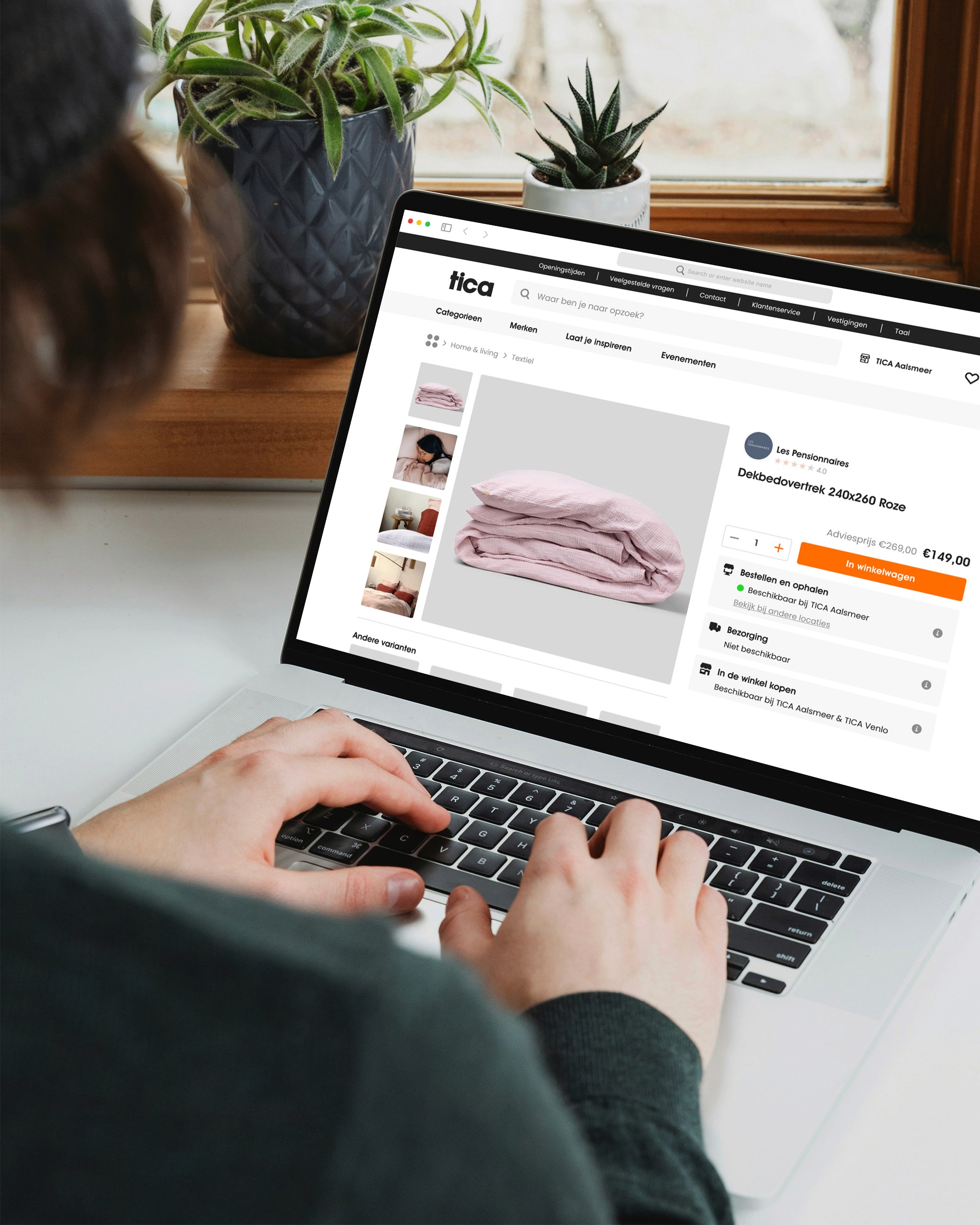 Prototype e-commerce platform TICA Aalsmeer