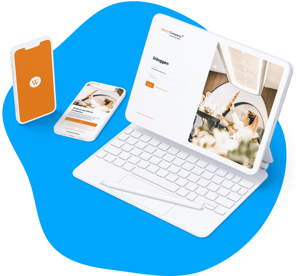 Mobile phones with a flexible work marketplace app from YoungOnes