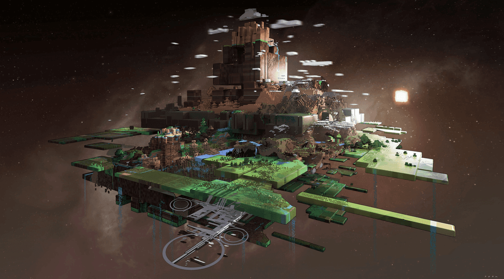 Ready Player One concept art – large-scale planetary environment design