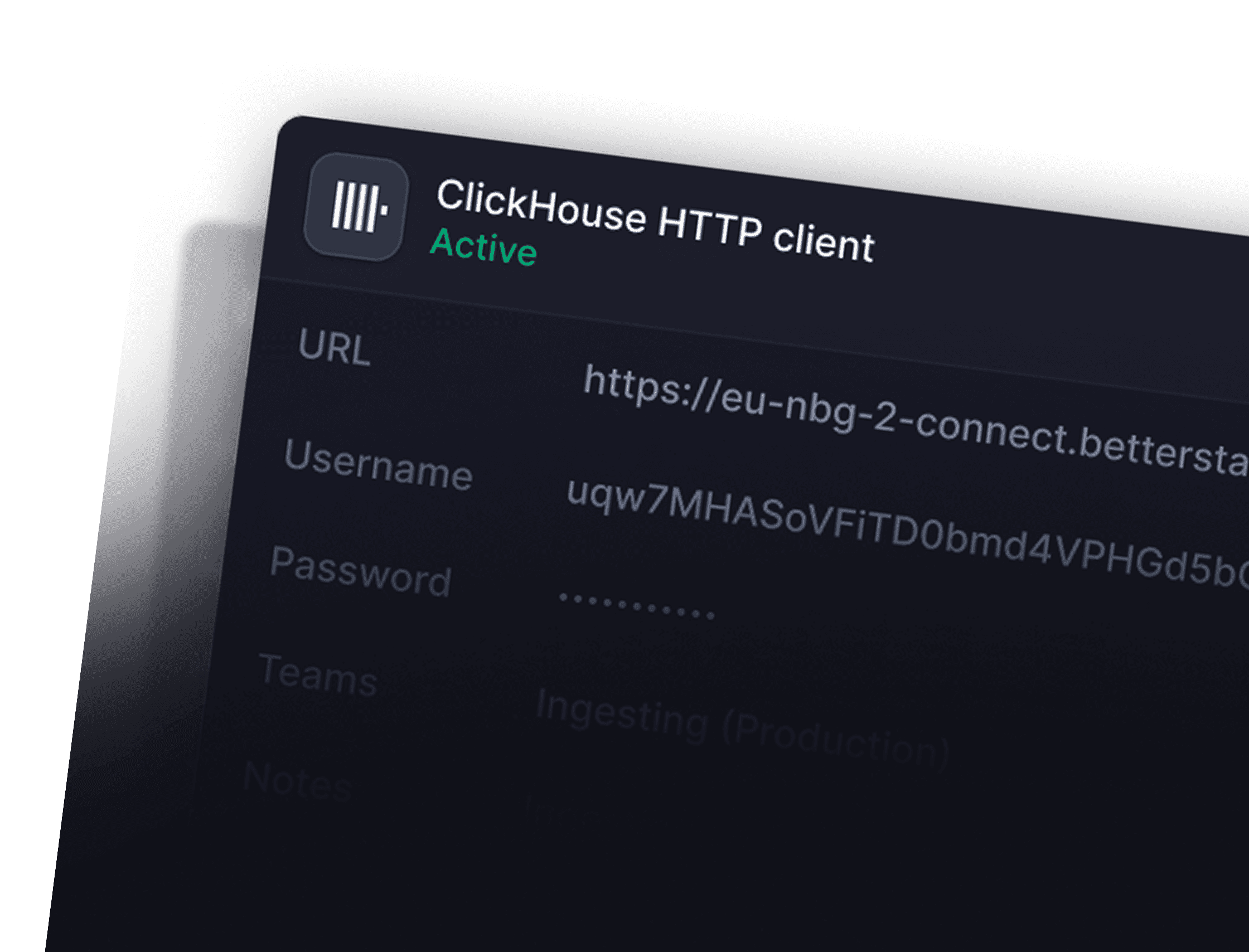 Visual representation of the ClickHouse HTTP client, highlighting its features for database interaction.