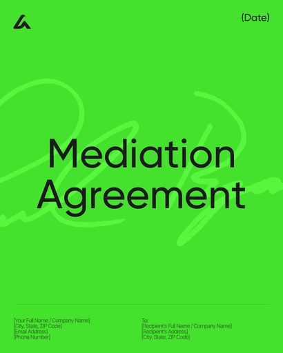 Mediation Agreement
