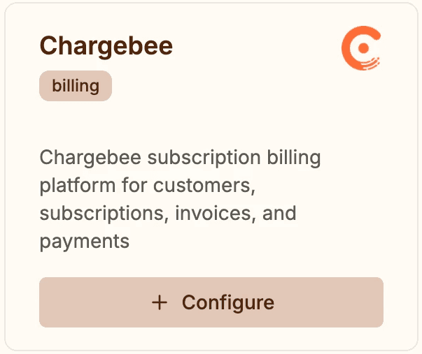 Chargebee Connector