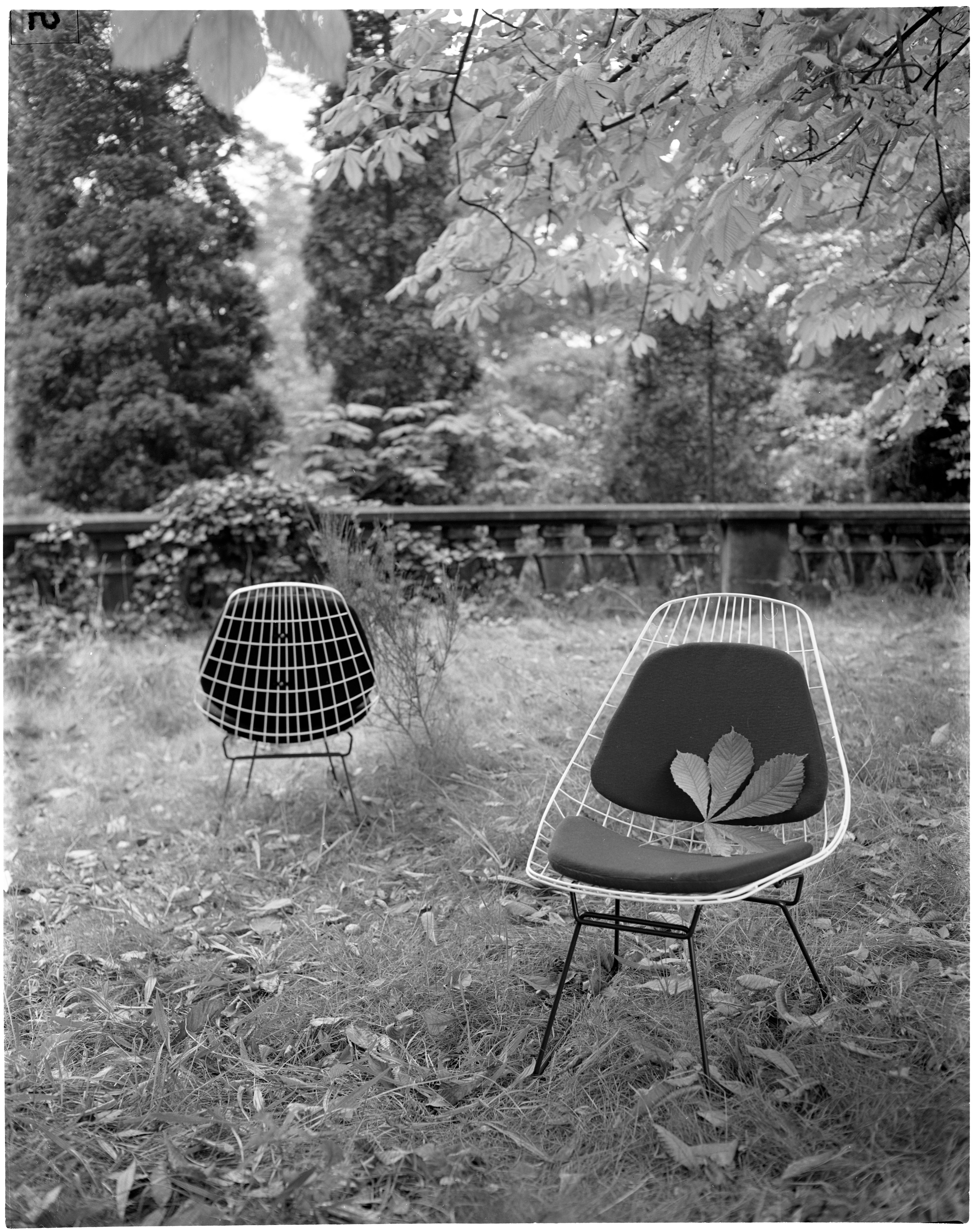 Pastoe wire chair zwart wit