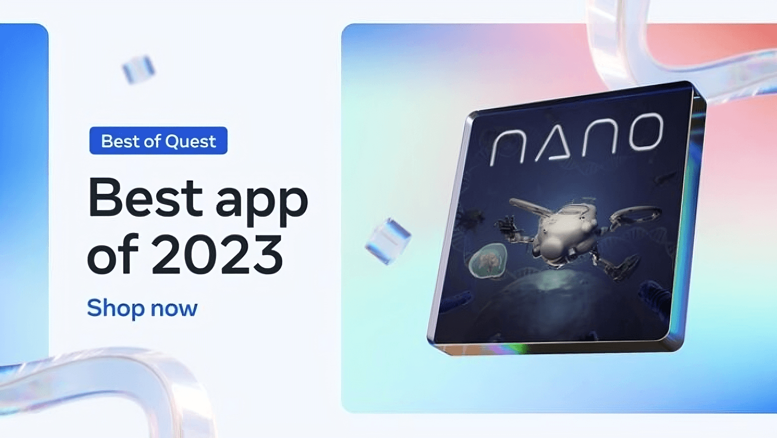 Nano earned Meta's "Best App of 2023," recognized for reimagining how learning and entertainment can coexist in VR.