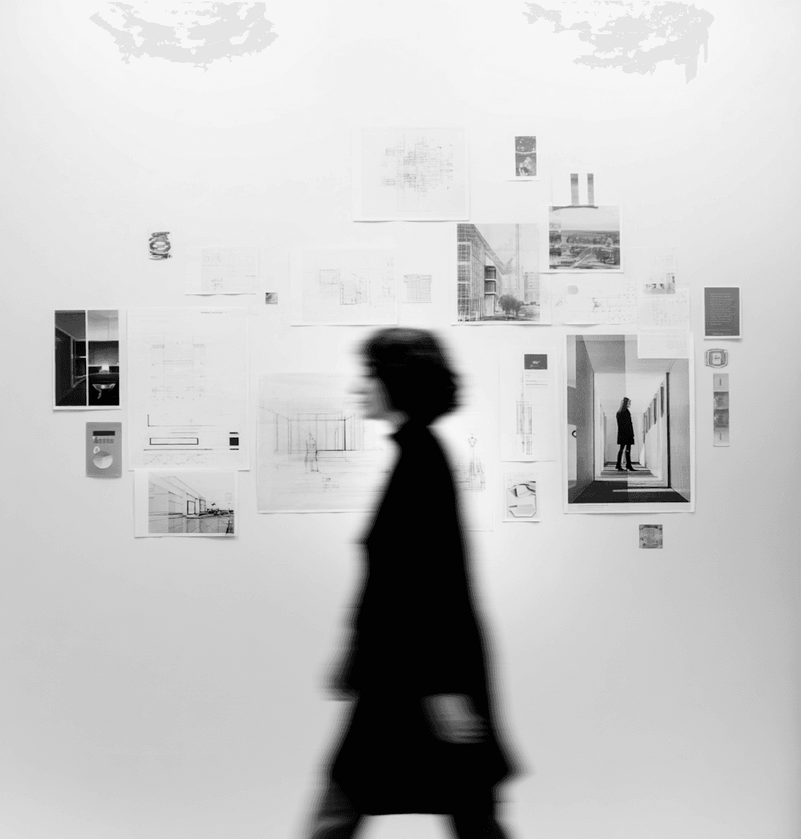 Blurry women in hallways