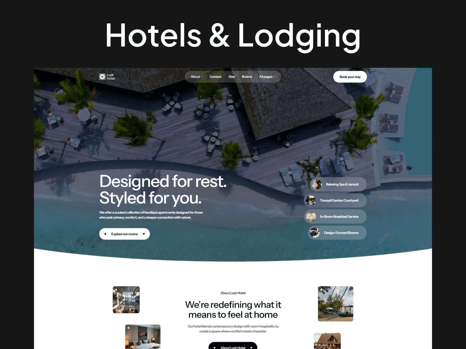 Top 10 Hotel Website Templates - Lodr
