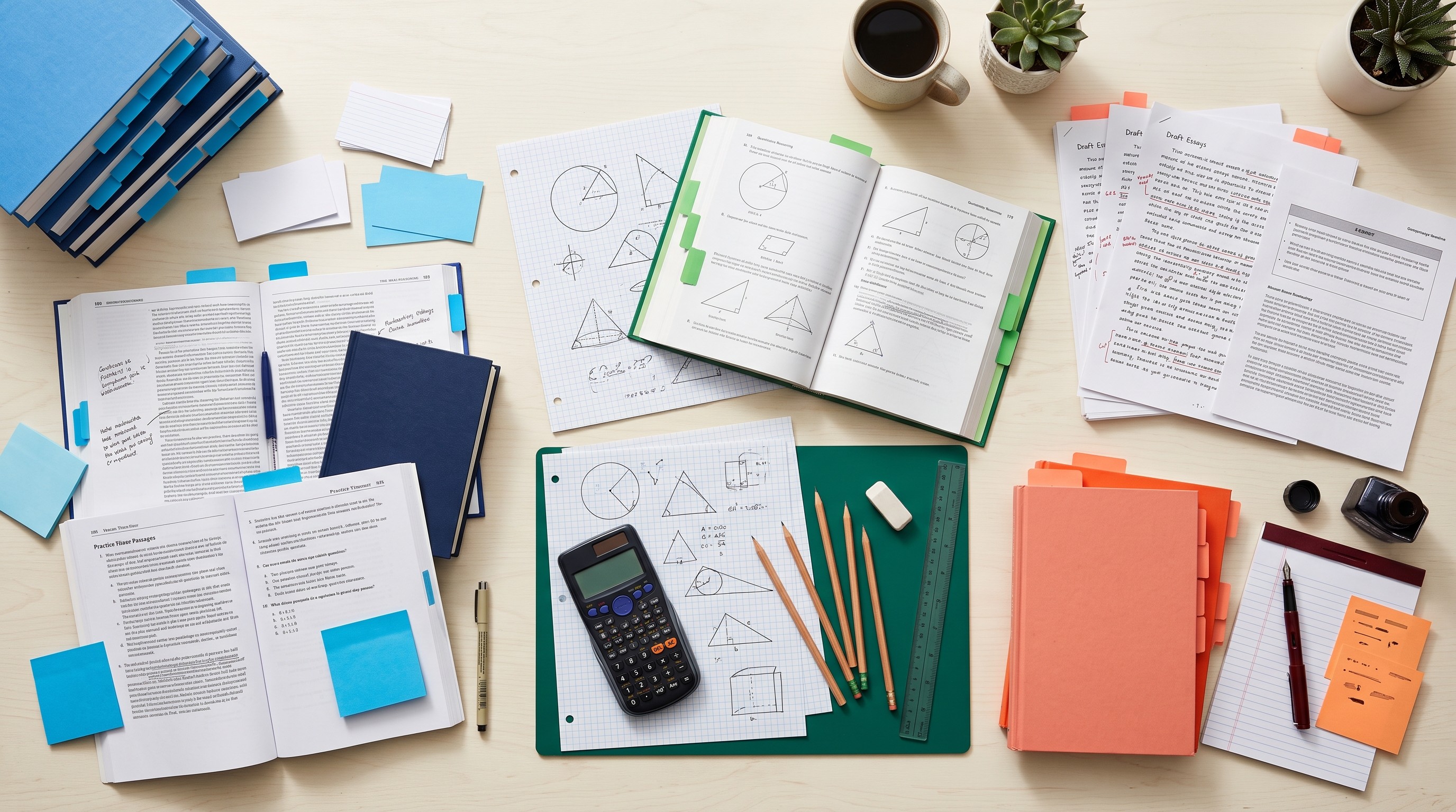 Three-part GRE study resource plan for verbal, quant, and analytical writing