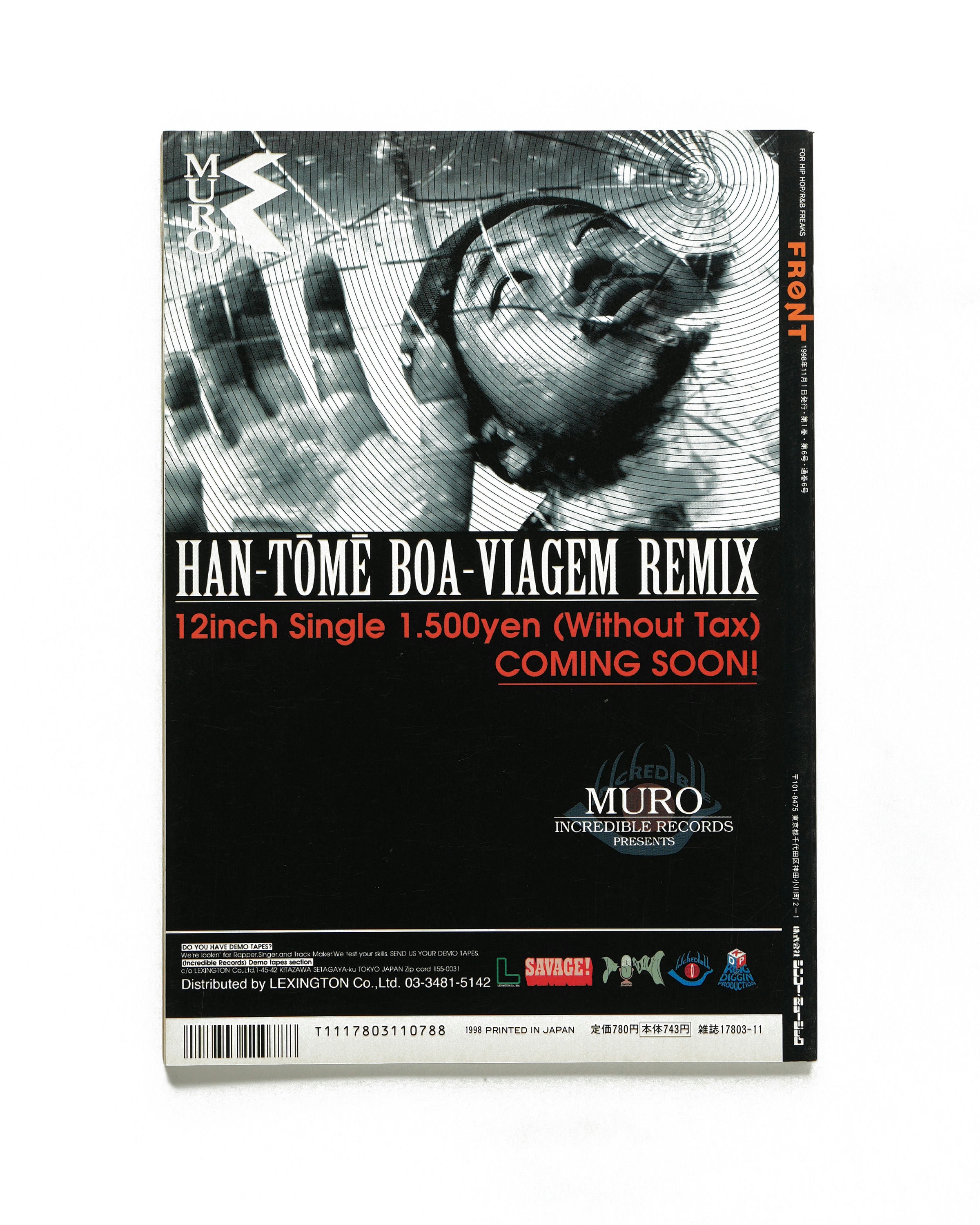 Front - November 1998 - Back Cover