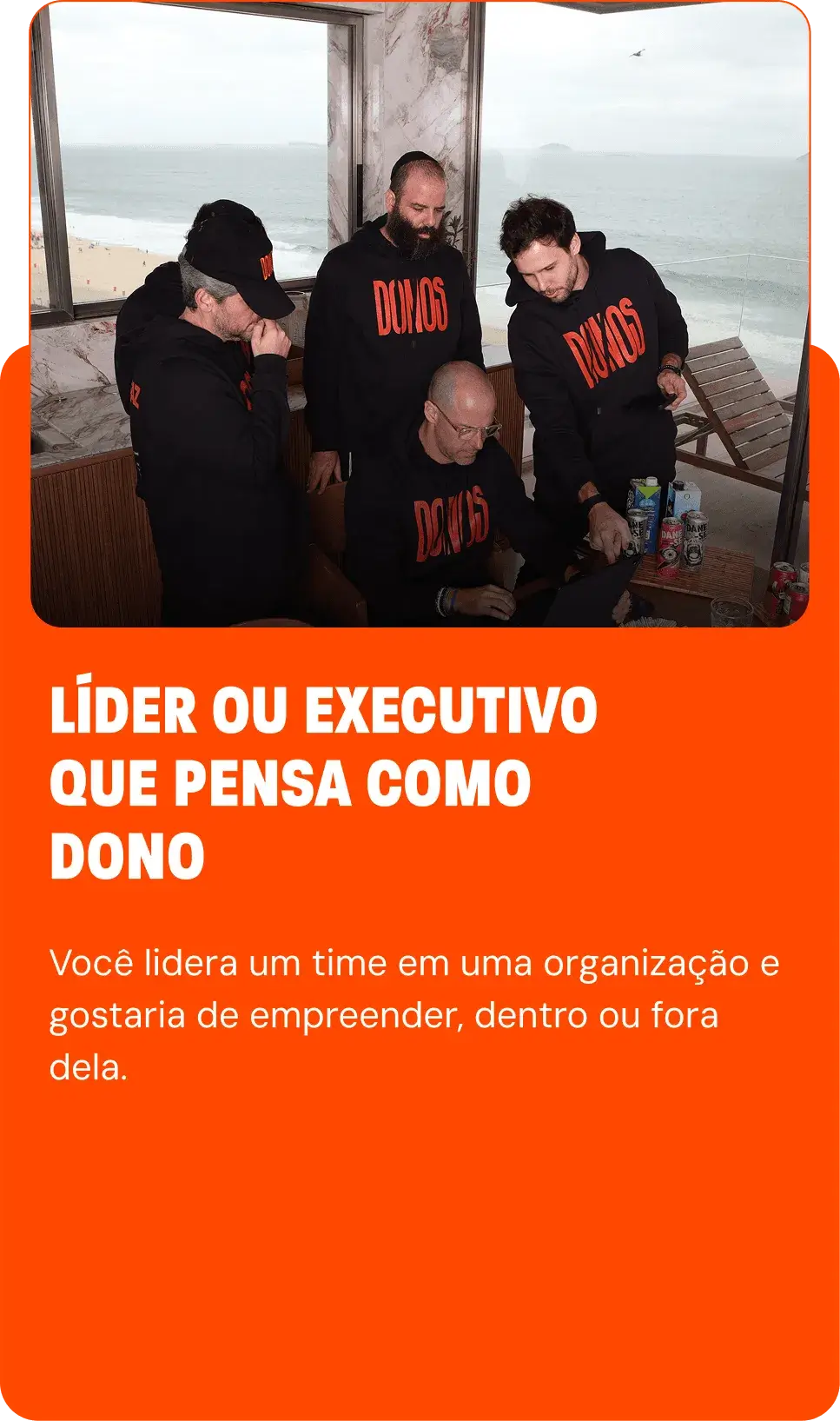 líder ou executivo que pensa como dono