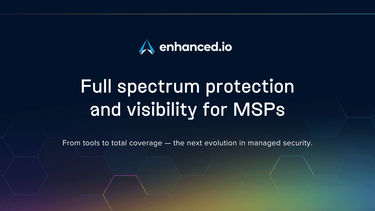 Pitch deck design mockup for Enhanced.io