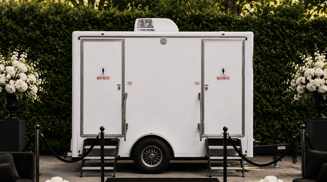 Bespoke luxury restroom trailer