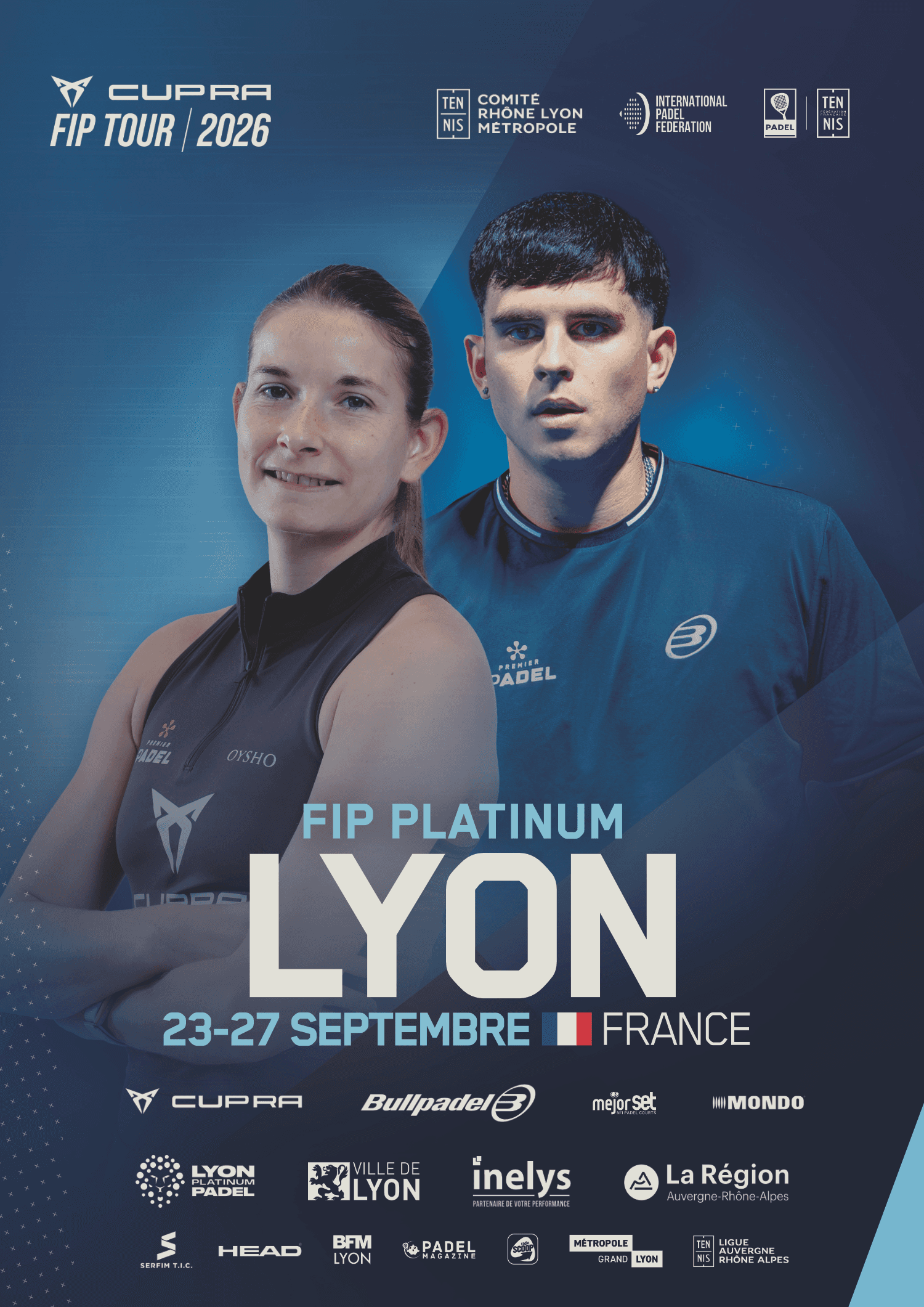 Affiche Lyon FIP Platinum Padel 2026