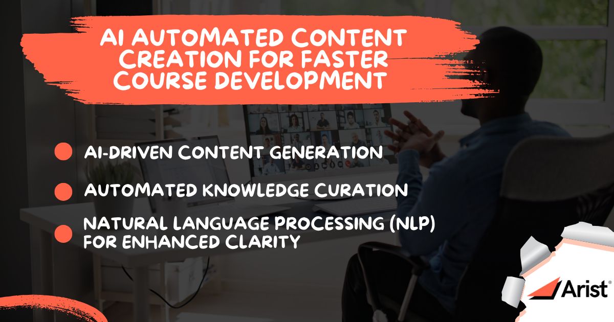 AI Automated Content Creation for Faster Course Development  