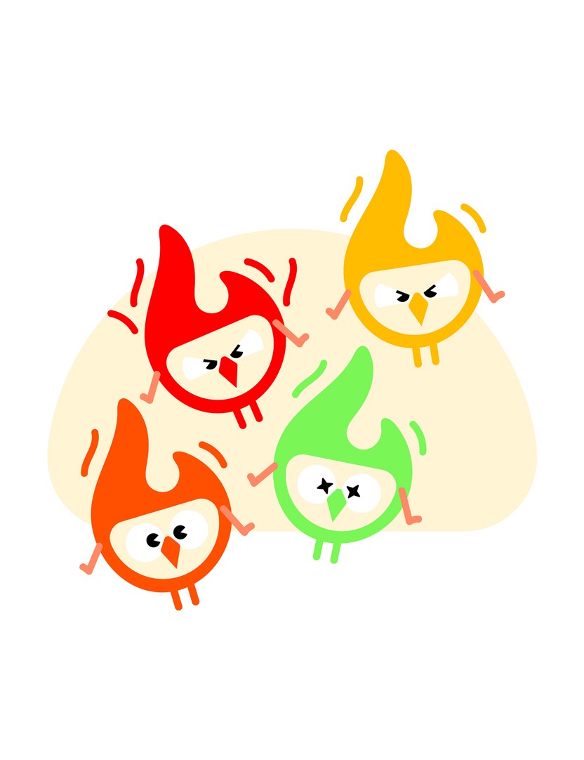 Les 4 mascottes Safedoors