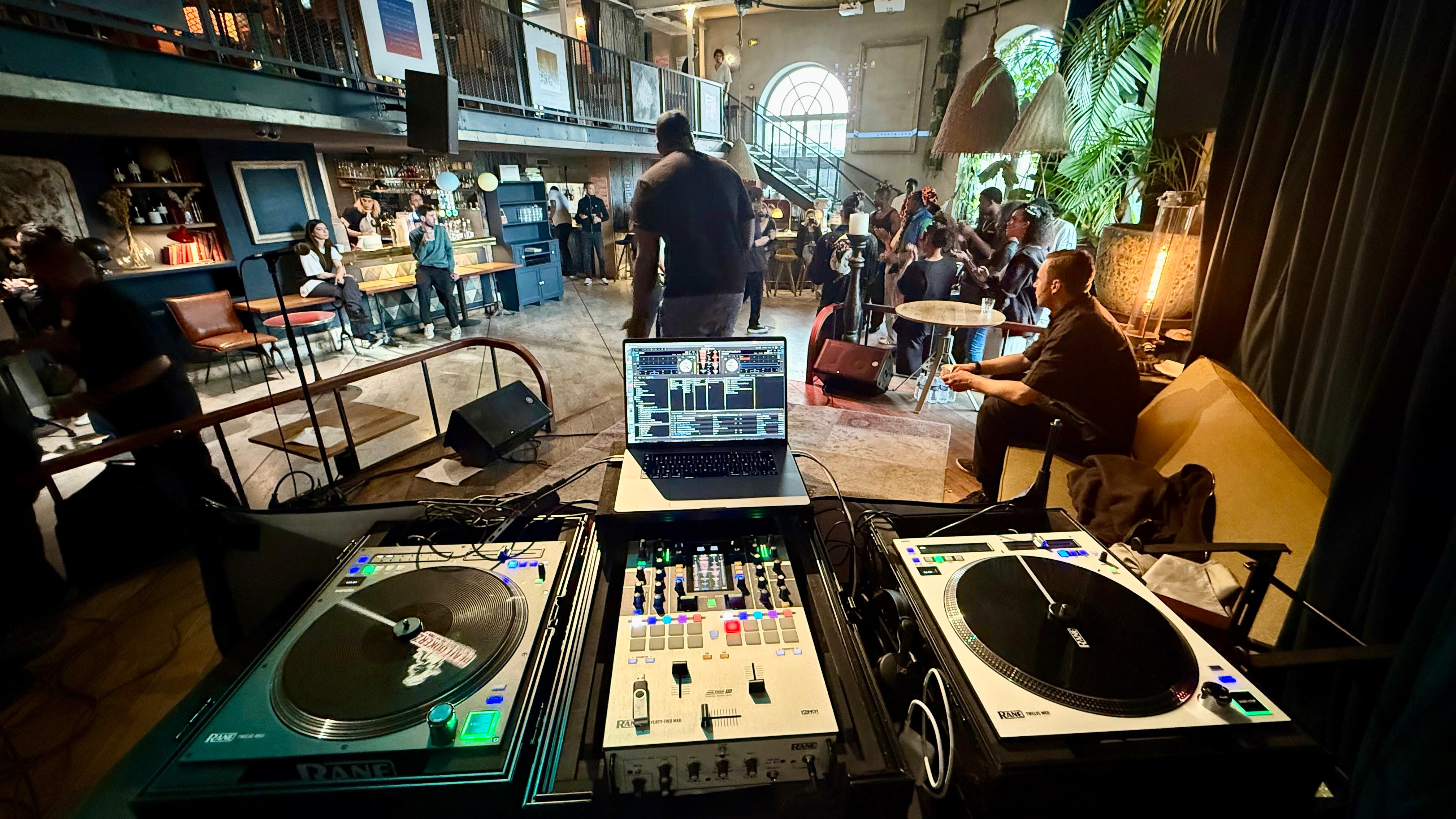 S-TEAM DJ event in a venue