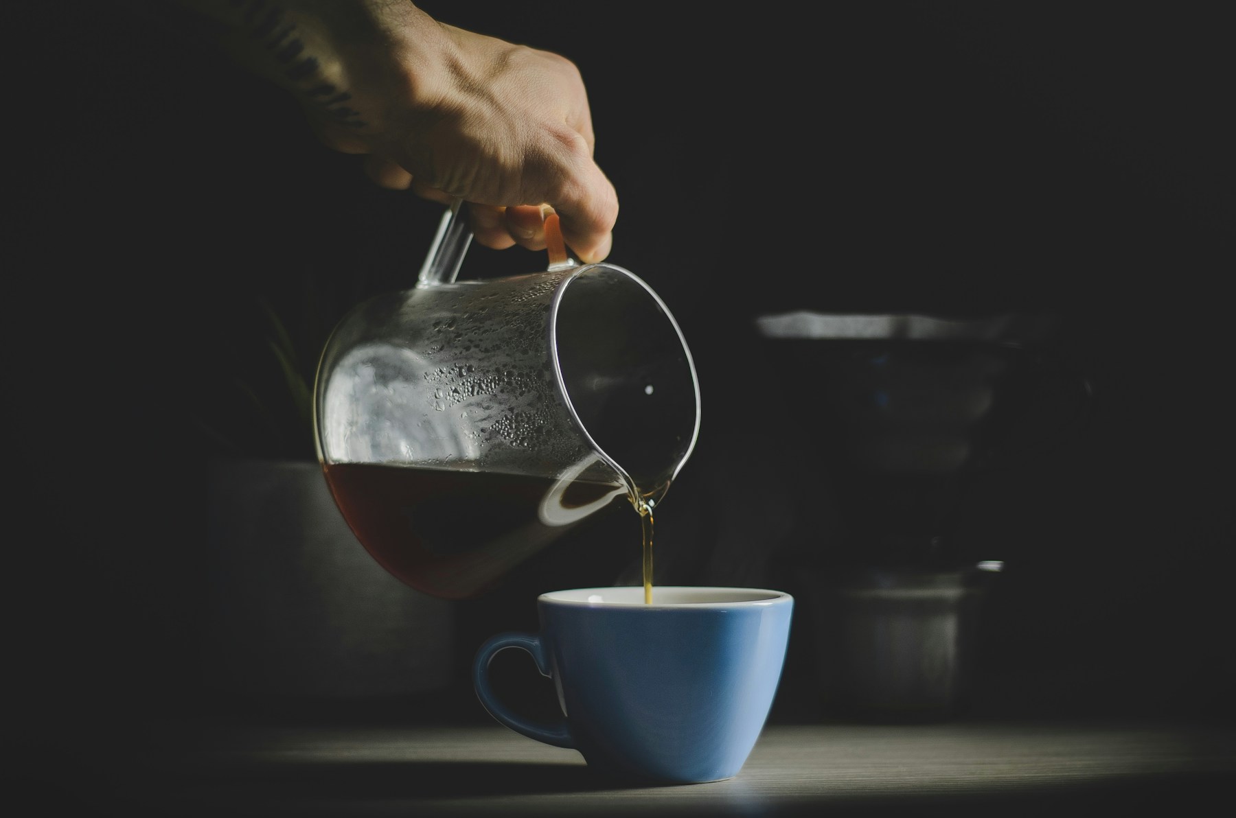 Editorial coffee preparation placeholder