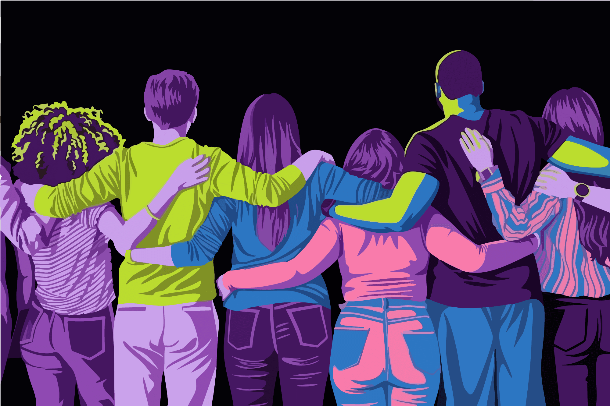 a man looking at his cell phone and laughing