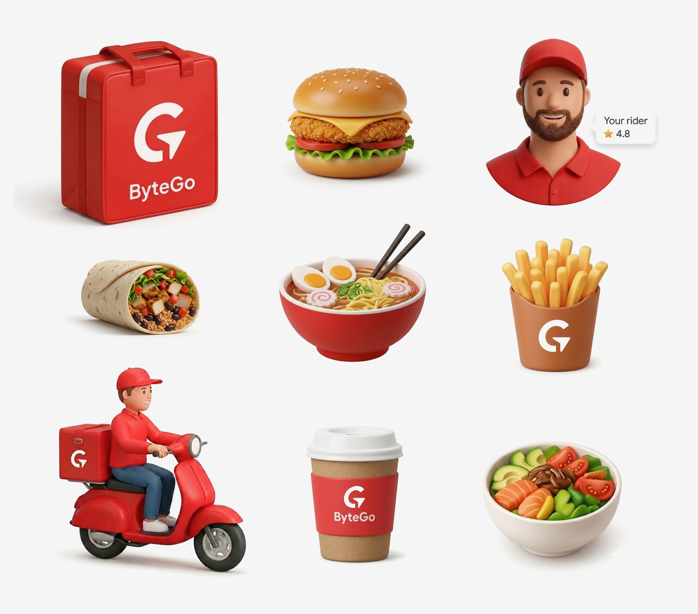3D illustrations, Custom illustrations