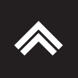 Two crisp white chevron arrows, stacked and pointing upwards, symbolize advancement and seamless integration within a.
