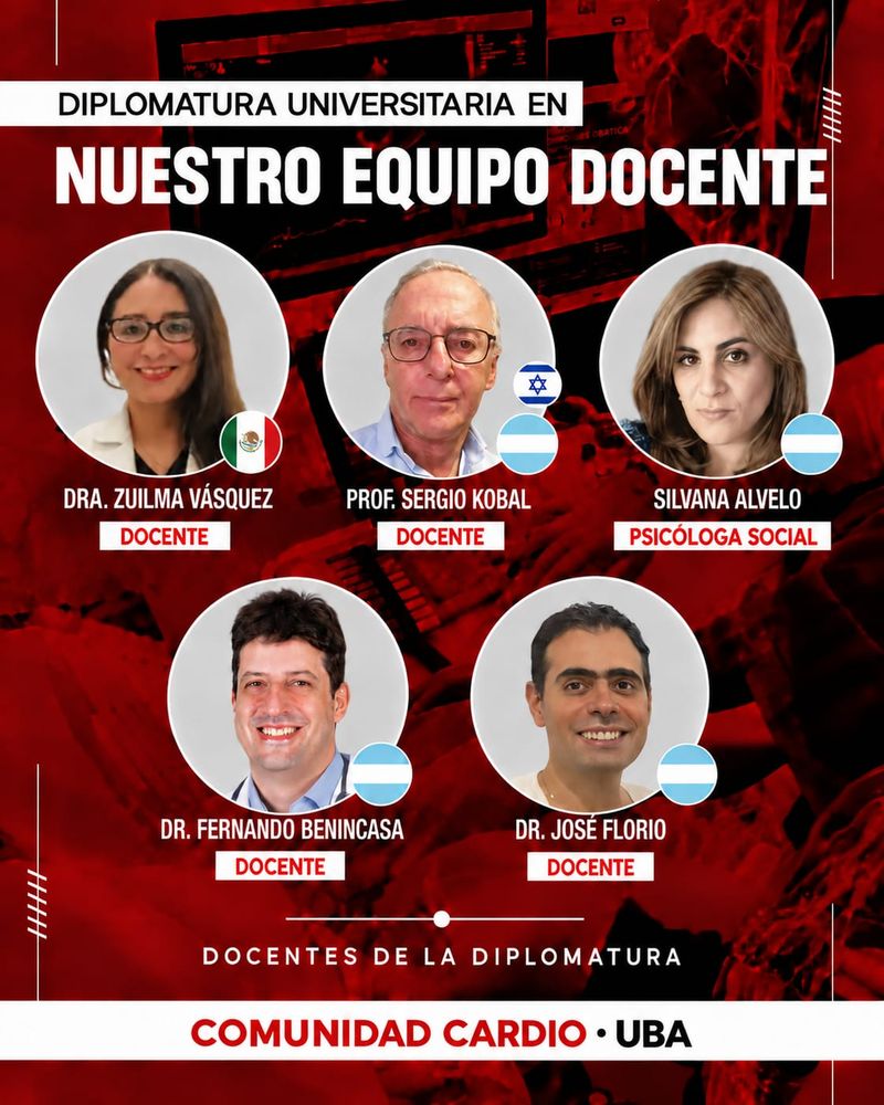 Equipo docente: Dr. Benigno Valderrabano, Dr. Eduardo Rios Argaiz, Dr. Issac Cheong, Dra. Marcela Castillo, Dr. Guido Granberg, Dr. Matias Brizuela
