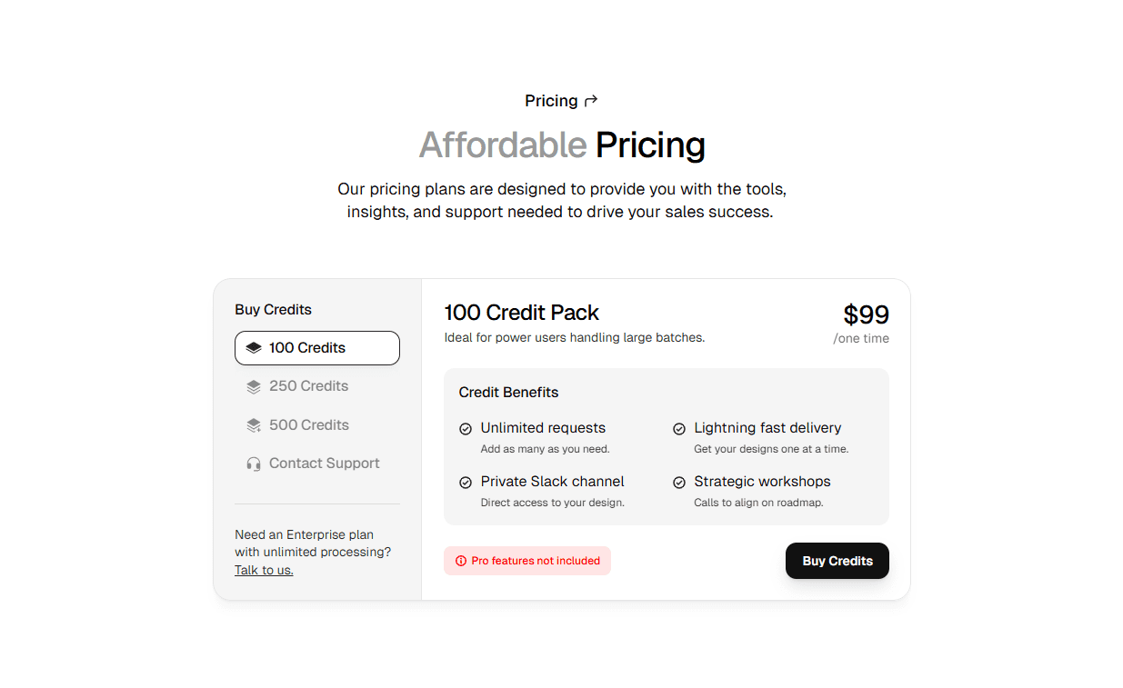 Framer Pricing Component