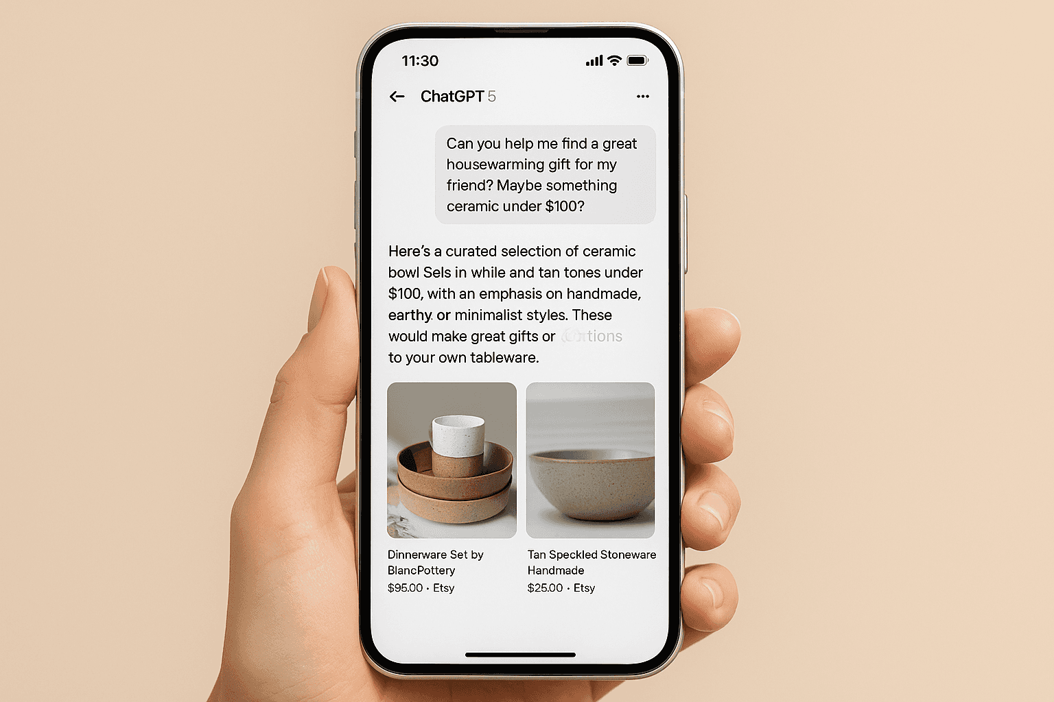 A mockup of Freelio's mobile app