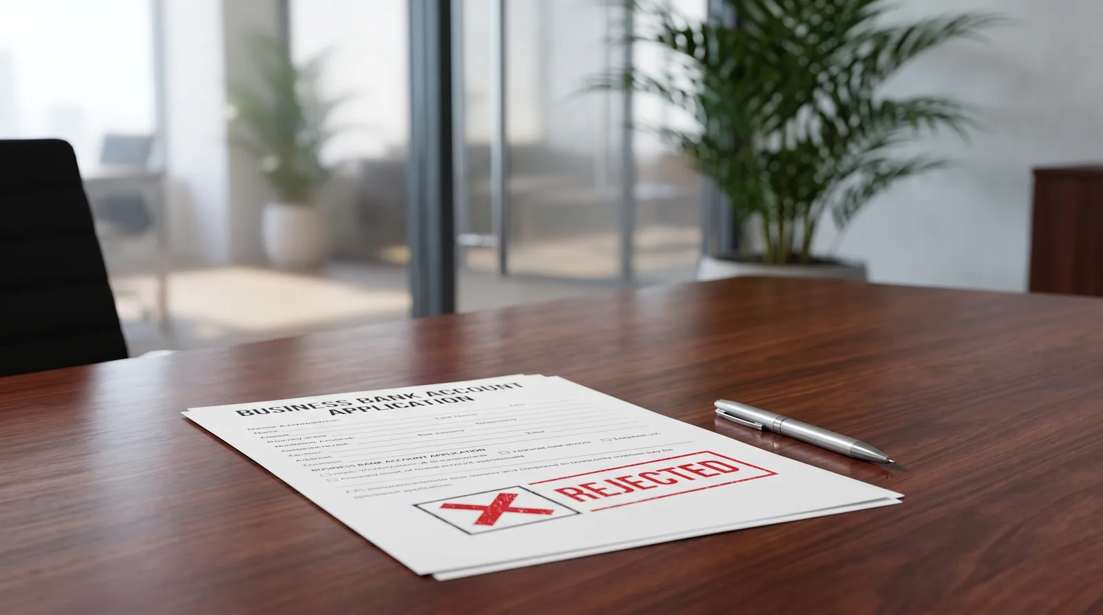 Business bank account rejected UAE application returned to the founder for correction