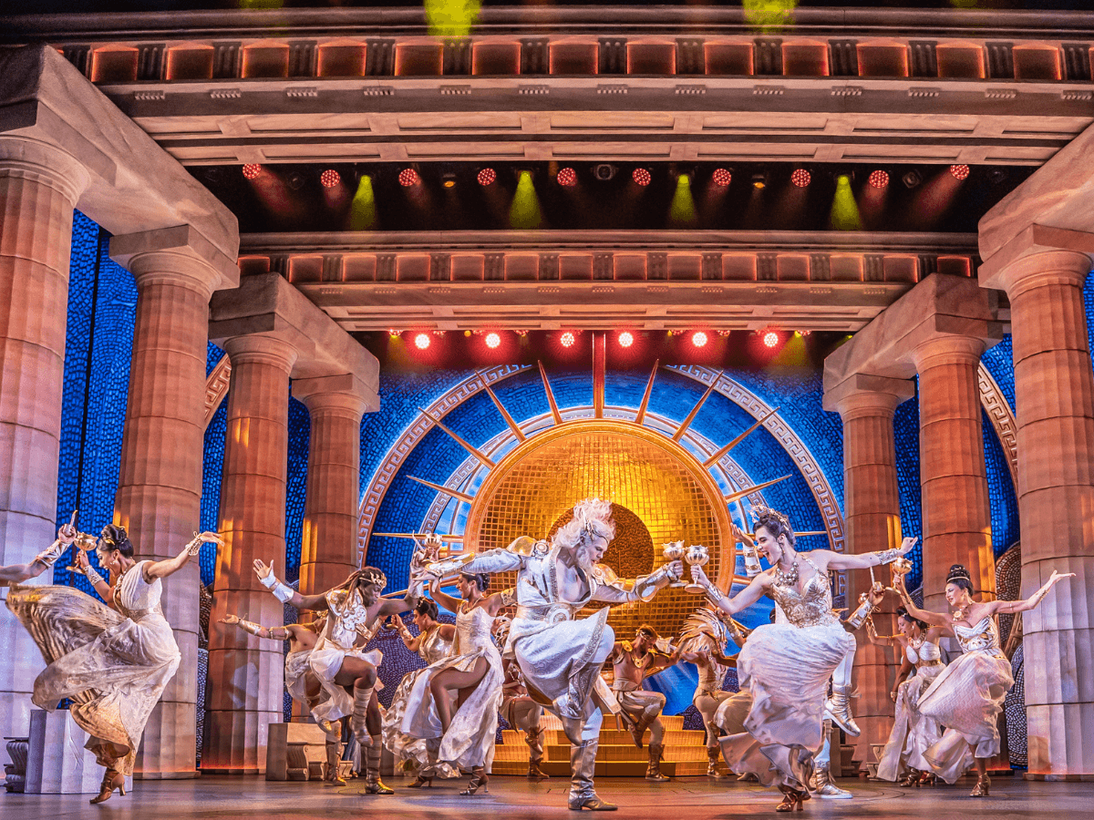 The company of Disney's Hercules at Theatre Royal Drury lane Photo by Johan Persson