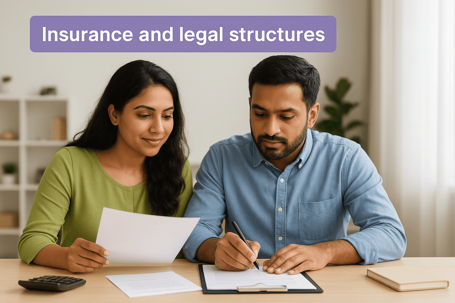 Insurance and legal structures