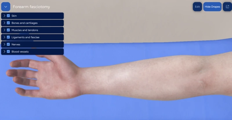 Fasciotomy of the forearm