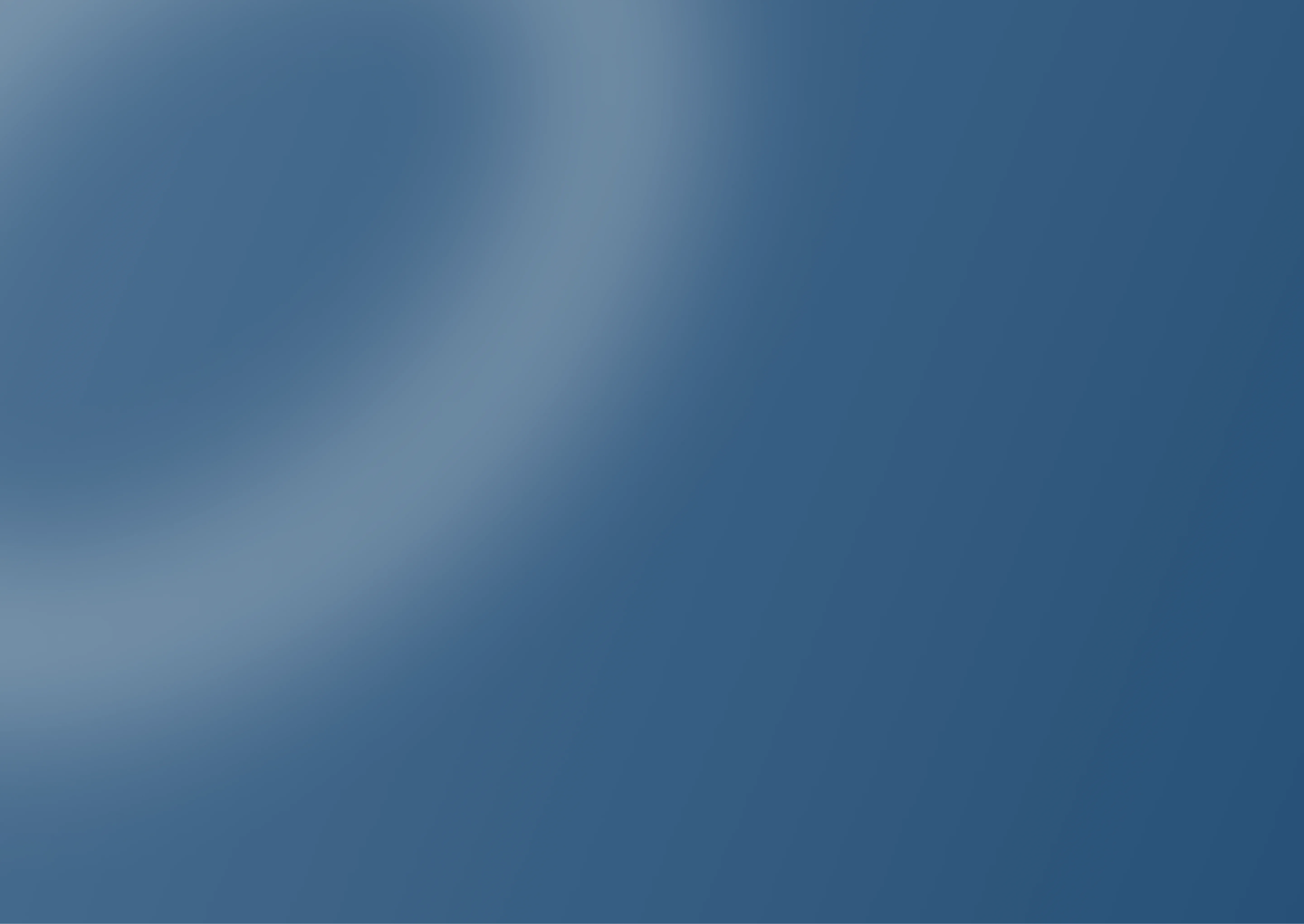 Blurred blue background with faint grid lines.