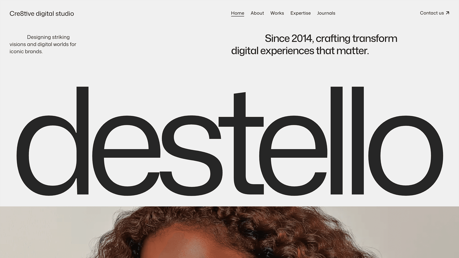 Destello Framer template