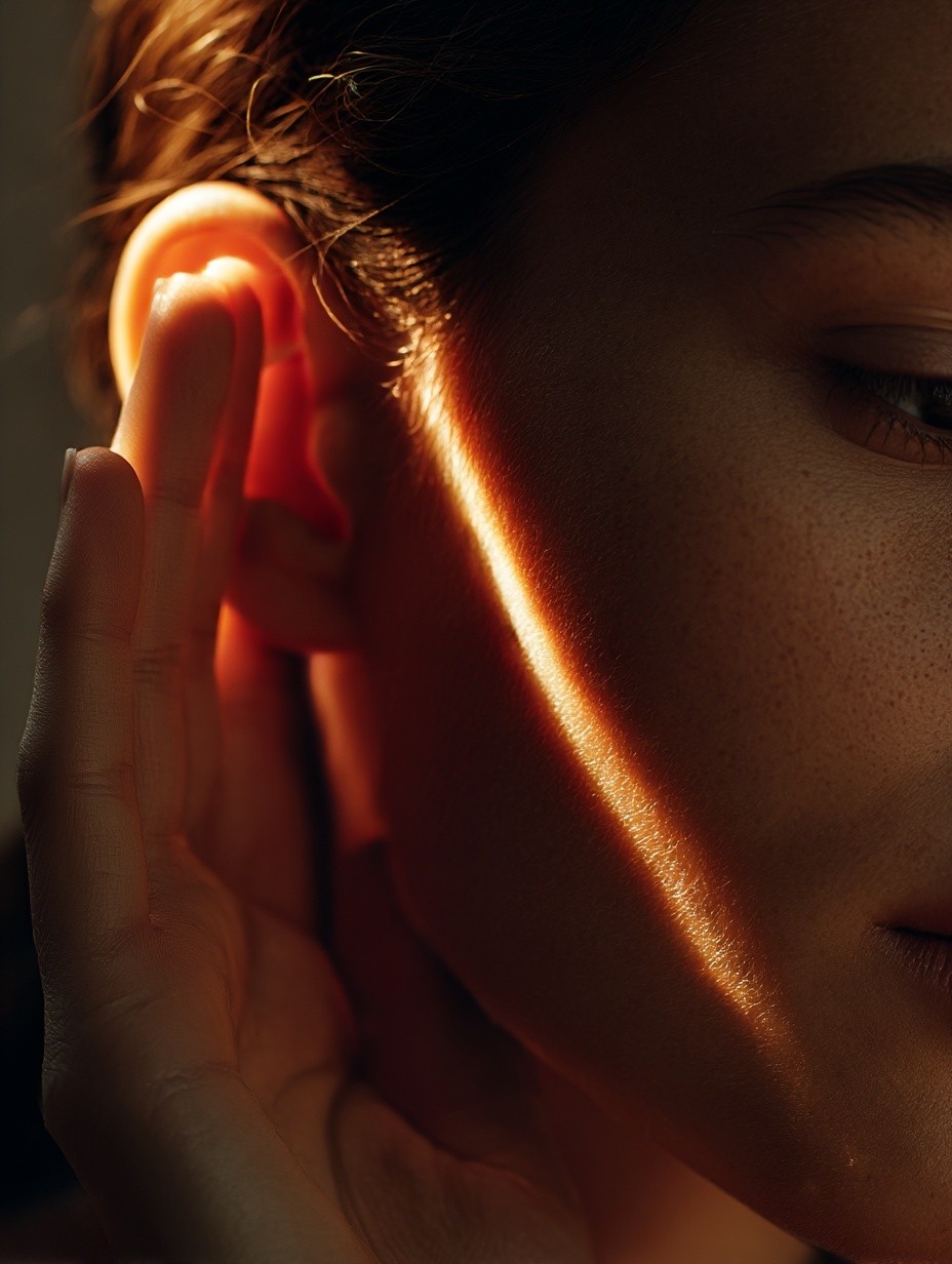 place holder image of persons ear listening
