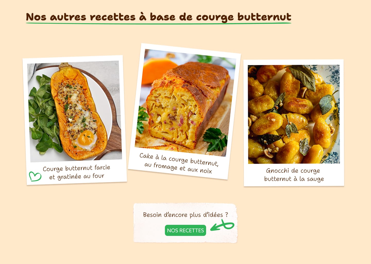 Section du site "ici on aime la bonne cuisine", avec un carnet montrant un collage fait de différents aliments.